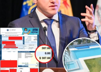 Recibo de agua de Samuel