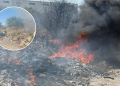 Incendio En Lote Baldío - Vecinos Unidos