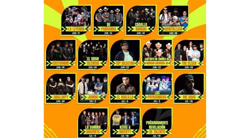 Line Up Fan Fest - Vecinos Unidos